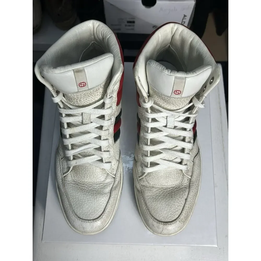 Gucci Web High Top Sneakers Size 7G/ 7.5 US Mens